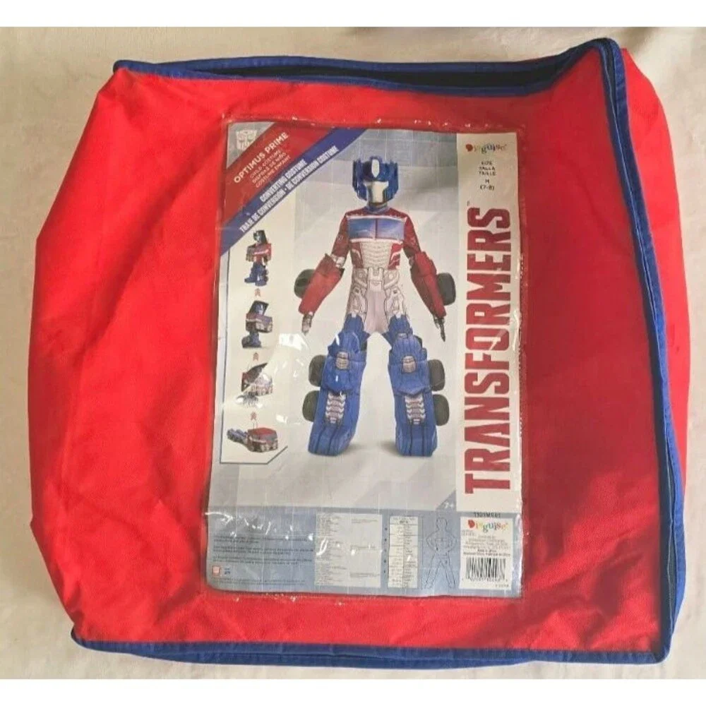 Boys Transformers Optimus Prime Converting Costume & Shield Boys Size Medium 7-8
